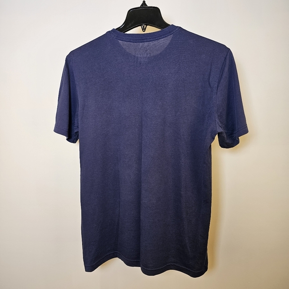 Nike dri-fit blue short sleeve cotton blend knit graphic t-shirt size M US - Picture 3 of 5